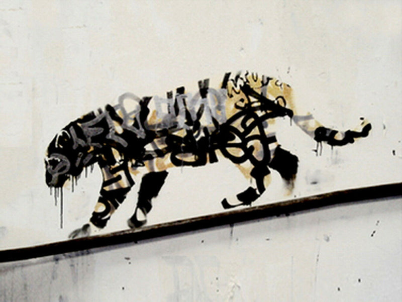 Canvas Prints-Graffiti Tiger -65 x 90cm (7517472653524)