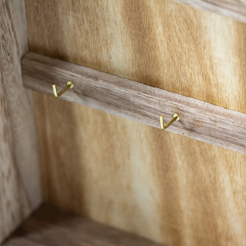 Vintage Wooden Key Storage Box