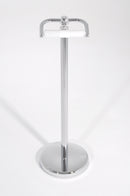 OPUS Free Standing Toilet Roll Holder,Silver