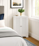 Odense Bathroom Corner Storage Cabinet,White