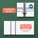 5 Tier Heavy Duty Chrome Wire Shelving Unit