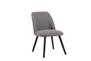 Harlow Set of 2 Upholstered Dining Chairs (Grey)