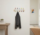 Aspect Deluxe Wall Mounted Coat Rack-Multi-colour