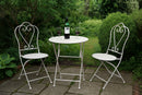 French Style Metal Bistro Set,Cholet Bistro Set,Antique White