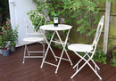 French Style Metal Bistro Set,Cholet Bistro Set,Antique White