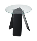 Asti Glass Round Side Table
