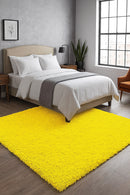 Modern thick super soft Shaggy rug 160 x 230cm -Vibrant/Fluorescent Green