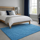 Cosy Plush Soft Shaggy Rug (Teal, 120 x 170cm)
