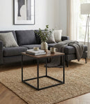 Savona Side Table/Industrial Style Table (Vintage/Black)