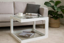 Rossini 2-Tier Side Table/Coffee Table (White)