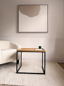 Novani 2 Pieces Coffee Tables | Nesting Tables , Oak/Black