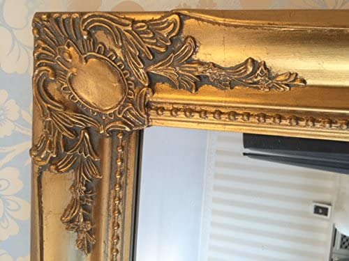 Olivia traditional style swept frame mirror,Gold