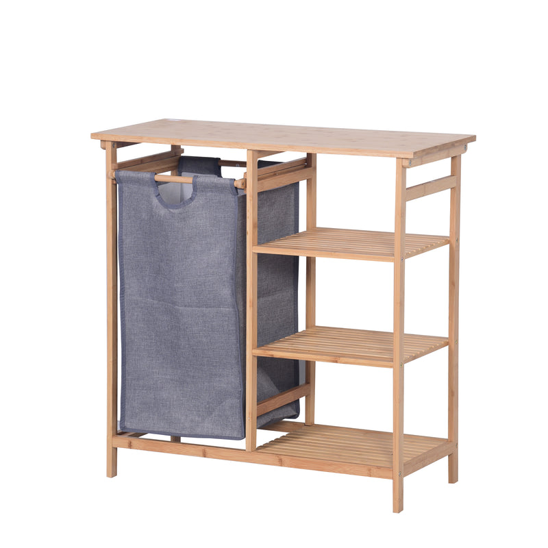 Happer Laundry Storage & Hamper,Bamboo (7344844505251)