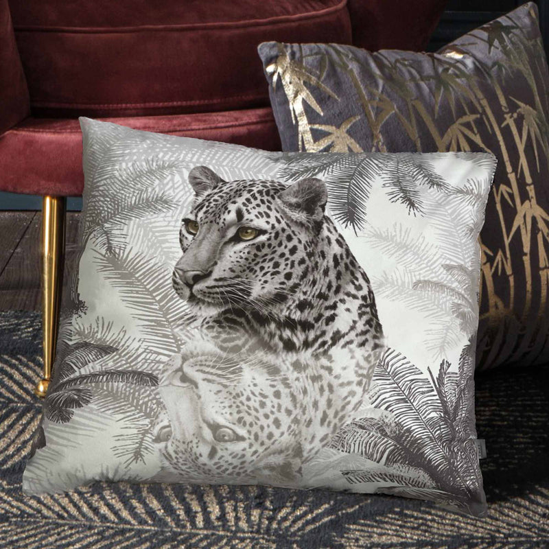 Leopard Print Pillow/Velvet Cushion, 45x45cm (CSHN13)