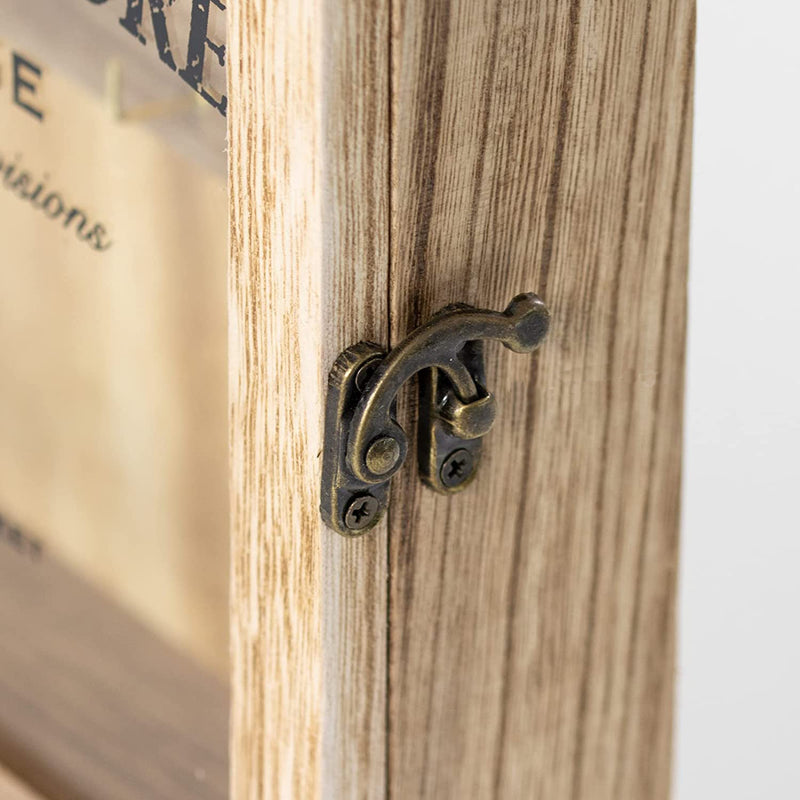 Vintage Wooden Key Storage Box