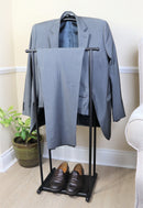 Henry Suit Butler/Men's Valet Stand/Coat Rack-Black (6024400928931)