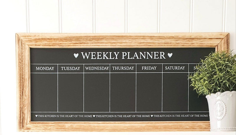 7 Day Chalkboard Weekly Planner(KI6677)
