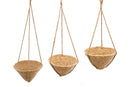 Set/3 Natural Seagrass Hanging Planter Basket Set(NI1045)