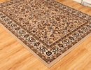 Traditional Style Rug 120 x 170cm Ivory/Coffee (6024413544611)