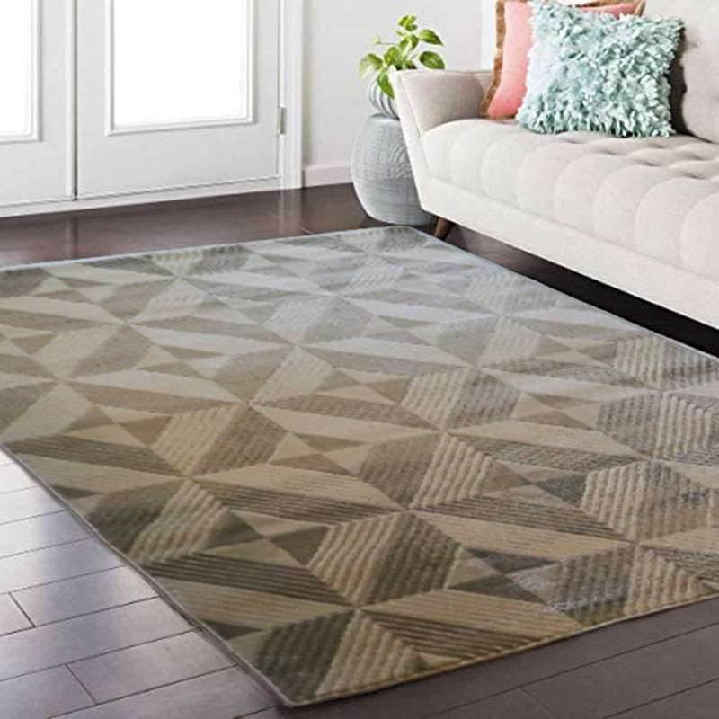 Reflection Geometric Patterned Soft Touch Rug-Small (6024409874595)