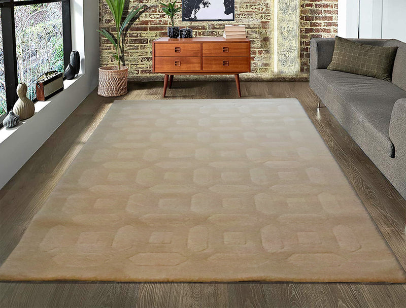 Hesta Soft Touch Patterned Rug-Cream-Large (6024401158307)
