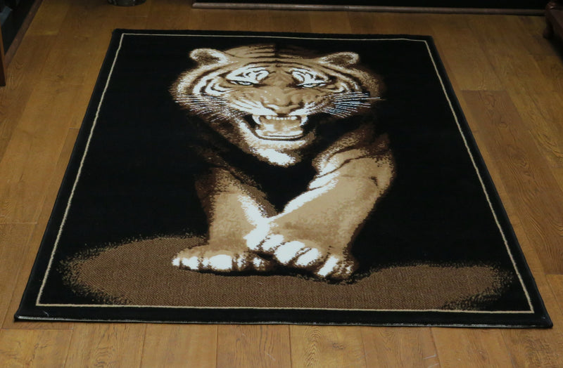 Animal Tiger Print Area Rug (7170081161379)