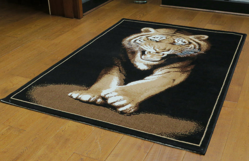 Animal Tiger Print Area Rug (7170081161379)