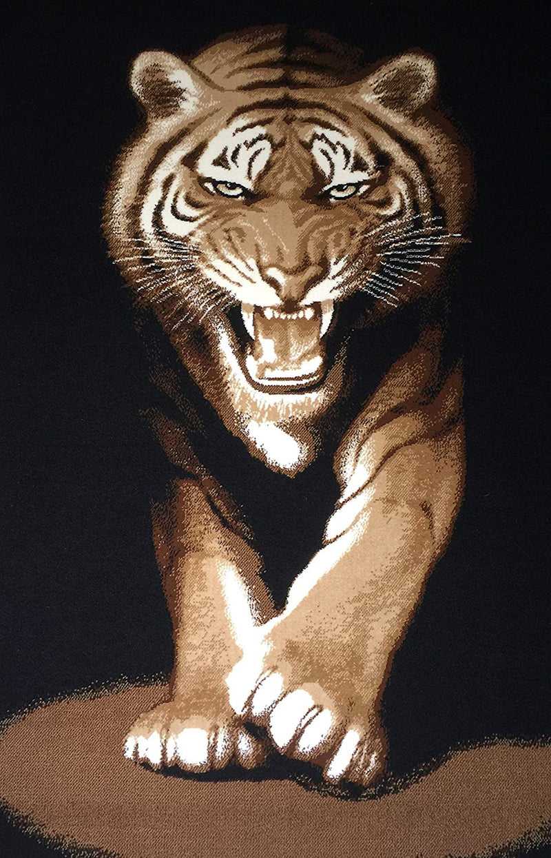 Animal Tiger Print Area Rug (7170081161379)