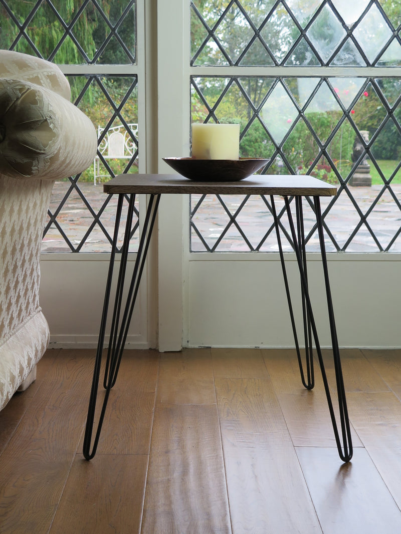 Eros Vintage Style Side Table With Hairpin Legs (6024398078115)