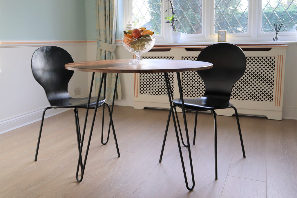 Vintage round dining table deals