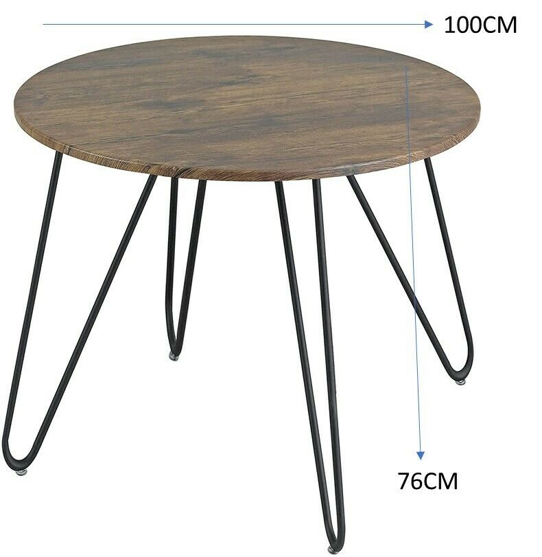 Brockton Vintage Round Dining Table (6024394866851)