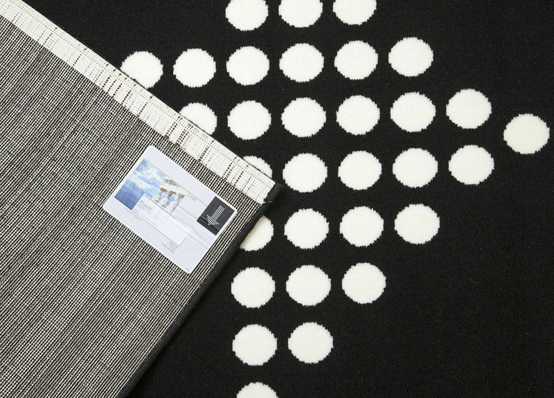 Flash Modern Rug with Arrow Pattern-Black & White (6024398766243)